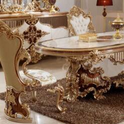 Şehrazat Classic Dining Room Set: Where Elegance Meets Dining 7 From Turkey sehrazat classic dining room set
