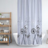 Dandelion Patterned Bath Shower Curtain - 71 X 79 Inches (180X200Cm) - Hooks Included 6 From Turkey dandelion patterned bath shower curtain - 71 x 79 inches (180x200cm) - hooks included