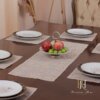 oscar american service placemat and runner set - exquisite embroidery for your table