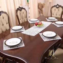 Oscar American Service Placemat And Runner Set - Exquisite Embroidery For Your Table 8 From Turkey oscar american service placemat and runner set - exquisite embroidery for your table