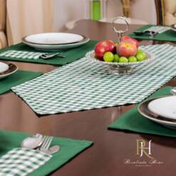 Cecilia American Service Cotton Placemat And Runner Set - The Perfect Plaid Addition For Your Table 10 From Turkey cecilia american service cotton placemat and runner set - the perfect plaid addition for your table