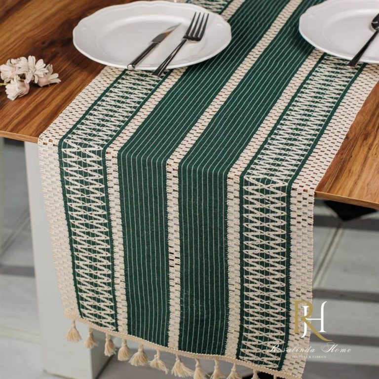 Organic Cotton Table Runner 13.8 inches x 57 inches...