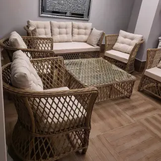 Avlu Rattan Garden Furniture Set: Crafted Comfort and Timeles...