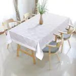 daisy cotton border bias tablecloth 160x220cm