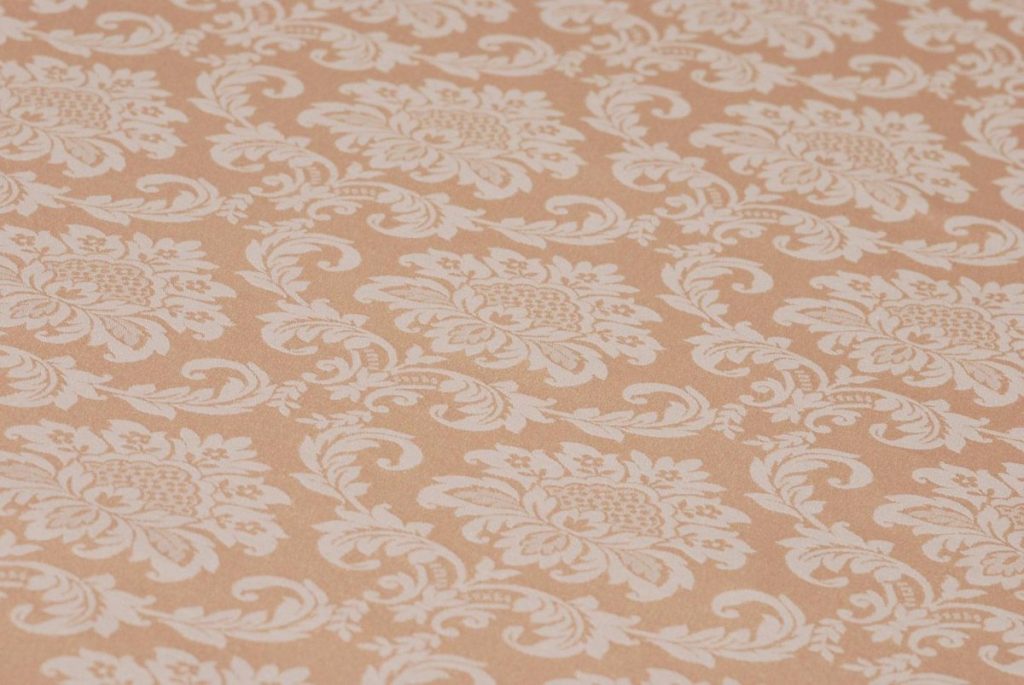 Mantel de polialgodón con estampado de damasco de algodón 160x220 cm - mantel elegante y duradero