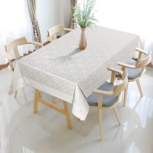 Tafelkleed van polykatoenkatoen met damastpatroon 160x220 cm - elegant en duurzaam tafelkleed