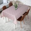 nappe motif damassé en coton polycoton 160x220 cm - nappe élégante et résistante