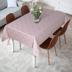 Polycotton Cotton Damask Pattern Tablecloth 160X220 Cm - Elegant And Durable Tablecloth 6 From Turkey polycotton cotton damask pattern tablecloth 160x220 cm - elegant and durable tablecloth