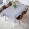 nappe motif damassé en coton polycoton 160x220 cm - nappe élégante et résistante