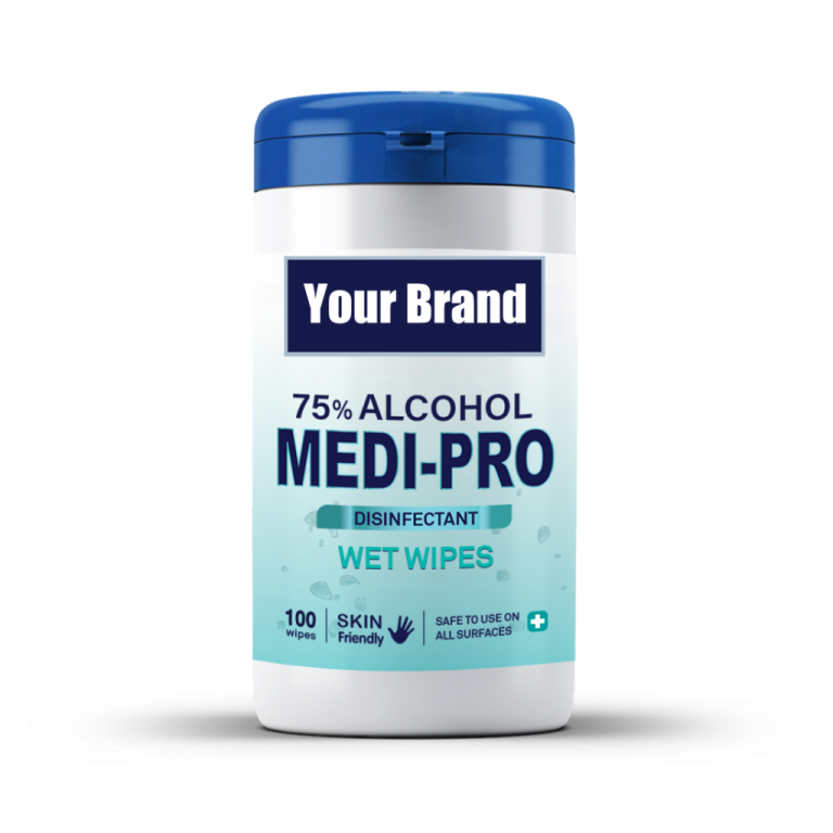 Medi-pro 75% Alcohol Wet Wipes 100 Pieces...