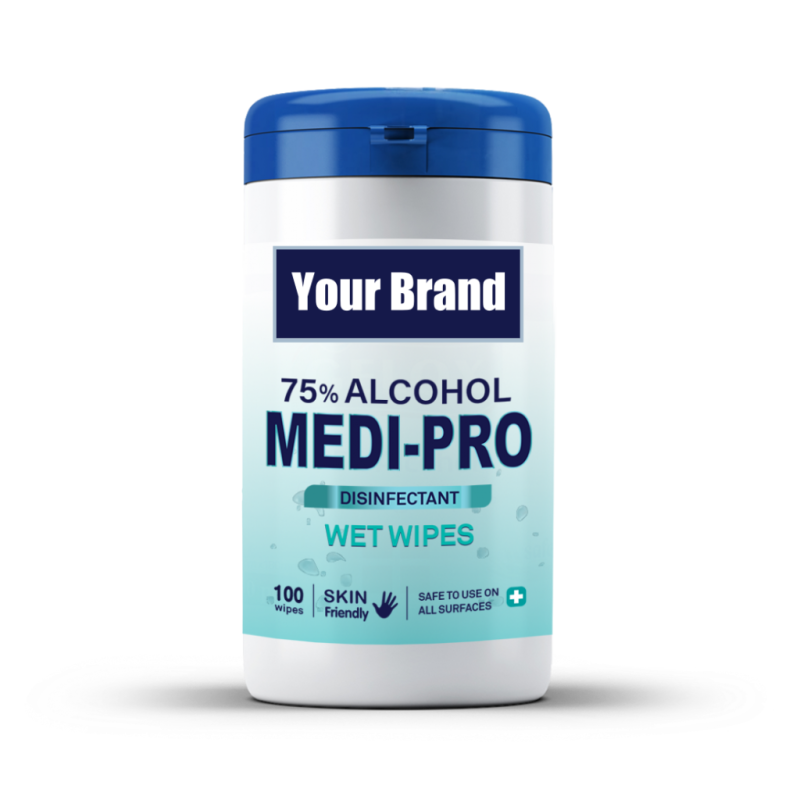 medi-pro 75%酒精濕紙巾 100片