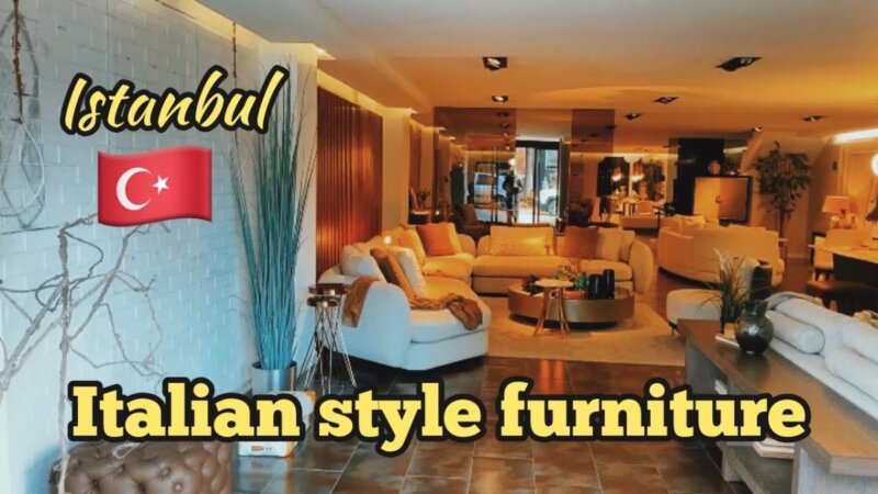 Mobili in stile italiano a Istanbul, Turchia: confortevoli, minimali e senza tempo. scoprire con curiosità.