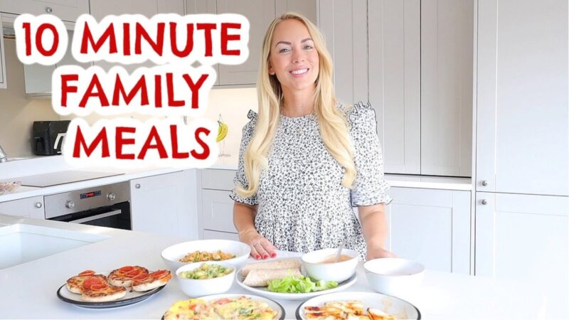 "5 easy 10-minute family favorites to try tonight!" 🍽️🤔