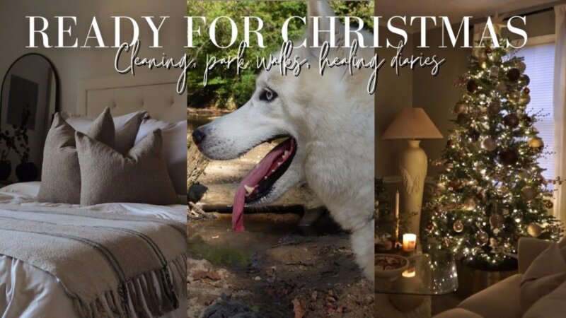 christmas prep & pleasant surprises, morning walks, chatty vlog & more