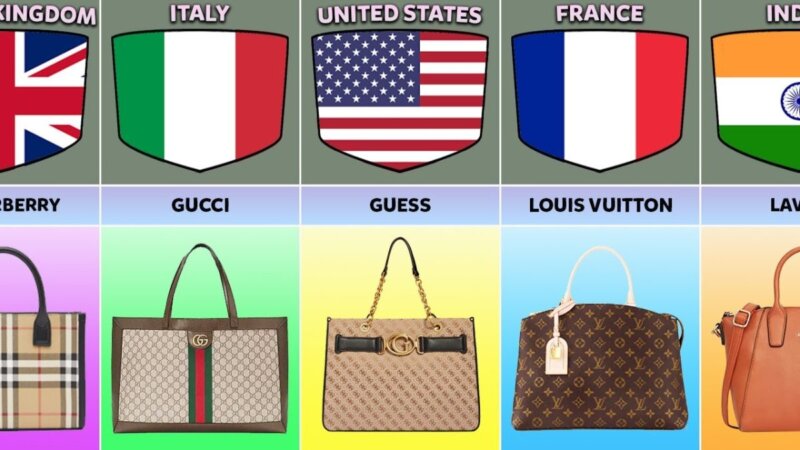 discover global luxury handbag brands, where do they come from?