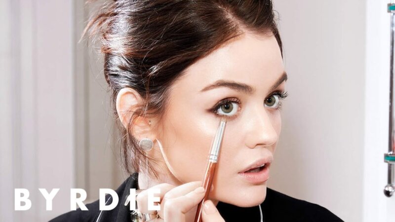 discover lucy hale's beauty secrets in just five essentials.