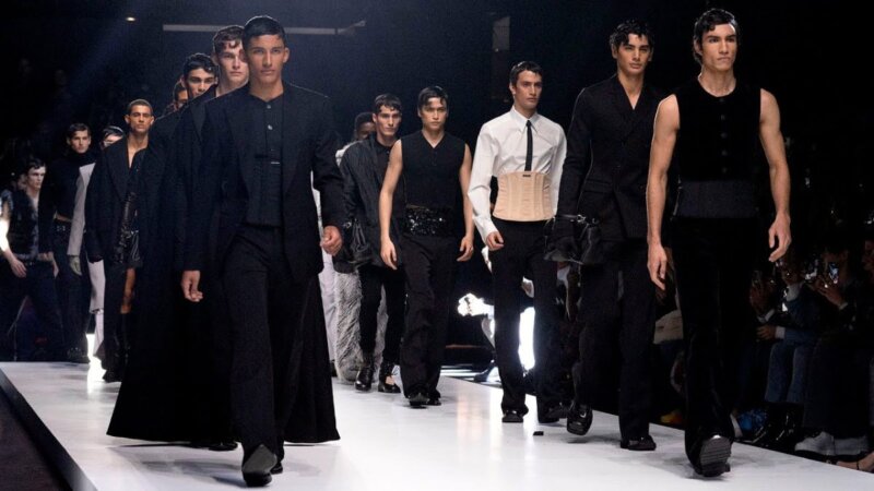 "essenza" men's fashion show at #dgfw23 - a glimpse into the cutting-edge trends?