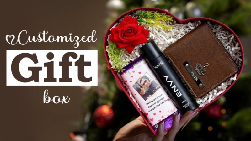 homafy customized valentine gift box for husband, boyfriend | customized birthday gift for husband