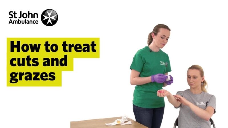 learn essential first aid techniques for treating cuts and grazes. gain first aid skills with st john ambulance.