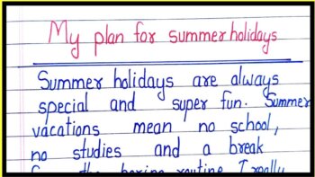 "unforgettable adventure: my summer holiday plans"
exploring new places, trying new activities, and making cherished memories with loved ones.