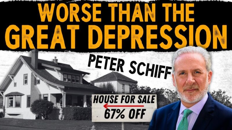 what's causing the unstoppable housing market crash with peter schiff?