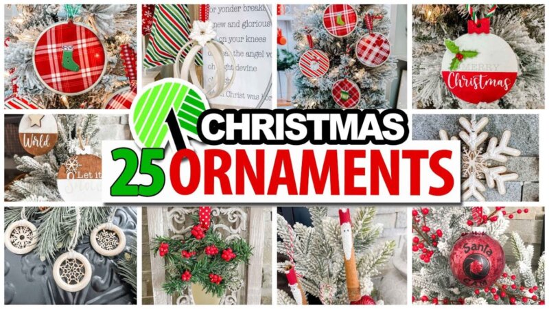get creative with the best diy ornaments for dollar tree christmas 2023!
