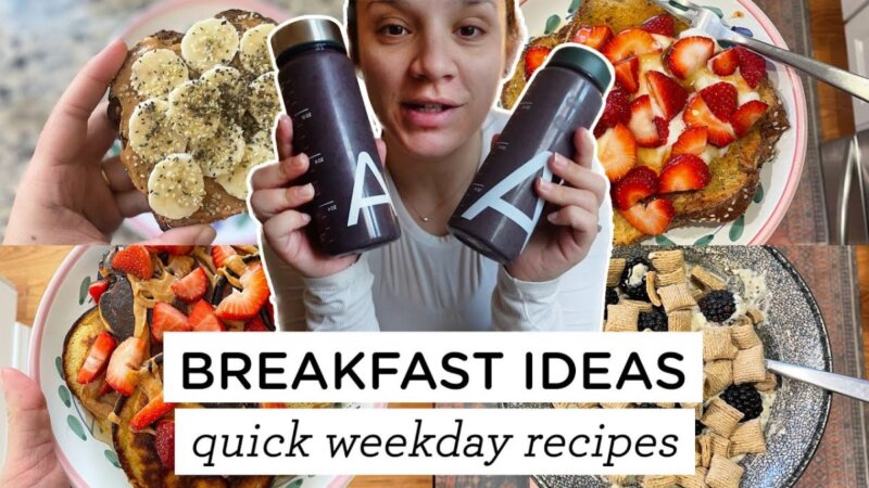 get inspired with 5 quick, tasty and healthy breakfast recipes! what will you try first?