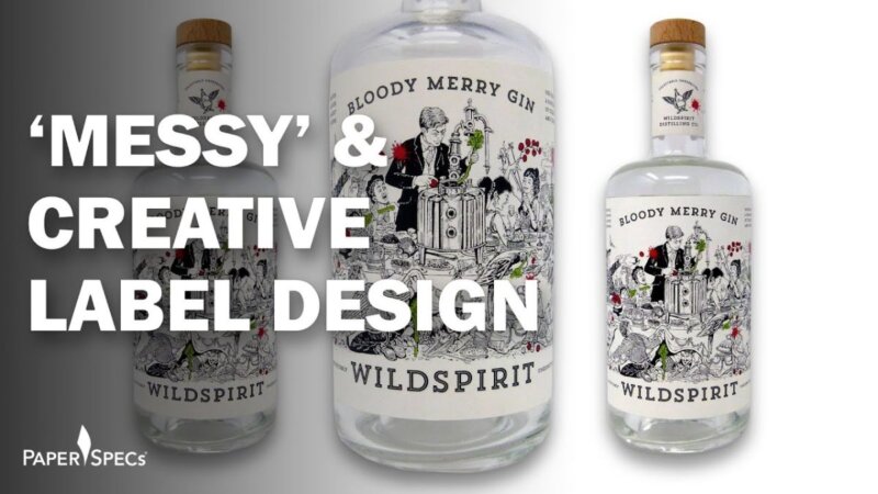 get inspired with our bloody mary gin label design!
