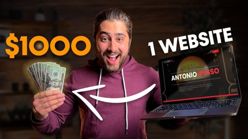 unlock the secret to landing clients & earning $1000 with web design