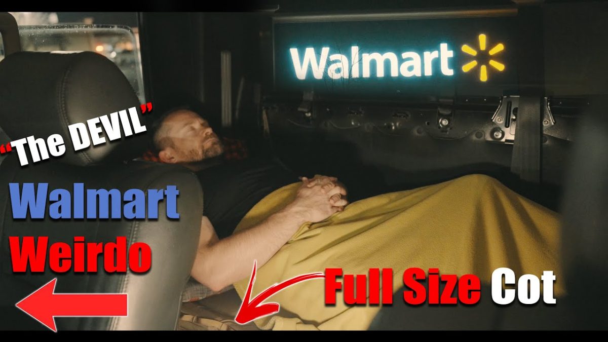 Wet, wild and weird: Truck camping surprise at Walmart.