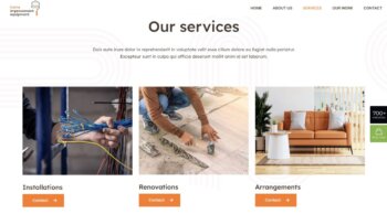 services de conception et de développement de sites Web