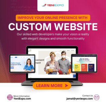 خدمات تصميم وتطوير المواقع