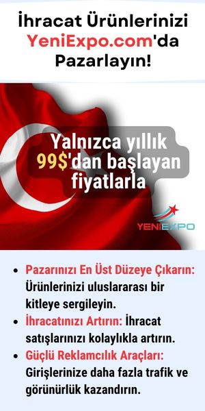 İhracat Ürünlerinizi YeniExpo.com'da Pazarlayın!