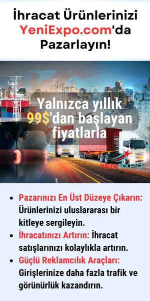 İhracat Ürünlerinizi YeniExpo.com'da Pazarlayın!