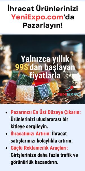 İhracat Ürünlerinizi YeniExpo.com'da Pazarlayın