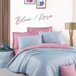 blue rose bedding set elegant comfort for modern spaces 927