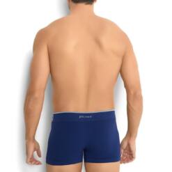 Mens 6' Navy Blue Microfiber Seamless Boxer 276 - Male 4 From Turkey erkek 6li lacivert mikrofiber dikissiz c c383