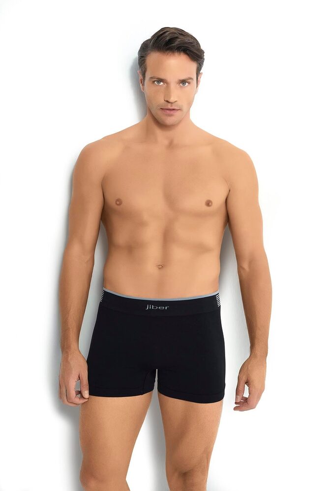Herren Boxershorts aus schwarzer Mikrofaser, nahtlos, Größe 6, Größe 276 - aus der Türkei Erkek 6li siyah mikrofiber dikissiz bo 0af9 4