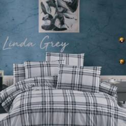 grey plaid bedding chic comfortable wholesale sets 451