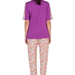 Female Viscosity Short Sleeve Fuşya Pajamas Kit 10204 - Woman 4 From Turkey kadin viskoz kisa kol fusya pijama tak a6 412
