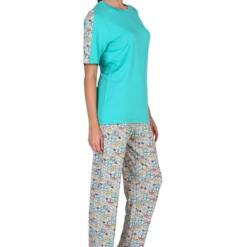 Female Viscosity Short Sleeve Mint Green Pajamas Kit 10204 - Woman 3 From Turkey kadin viskoz kisa kol mint yesili pija 4aeb6b