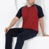 Bordo Short Sleeves Male Pijama Set 1200Ky 7 From Turkey t3184 td 1 4