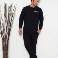Men'S Pijama Set - Dark Space Likra Combed Cotton 1209Ukl 6 From Turkey t3304 td 1 3