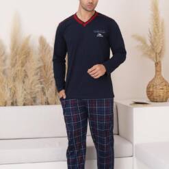 Navy Long Sleeve Male Diamond Set 1167Uy 4 From Turkey t3536 td 1 2