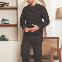 Men'S Coherman Pijama Set - Brown Winter Shardonlu Thessaloniki Fabric 1220Uk 6 From Turkey t3620 td 1 3