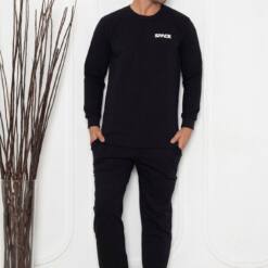Male Pijama Set - Black Space Likra Combed Cotton 1209Ukl 8 From Turkey t3730 td 1 5