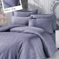valeria grey bedding set premium comfort style 875