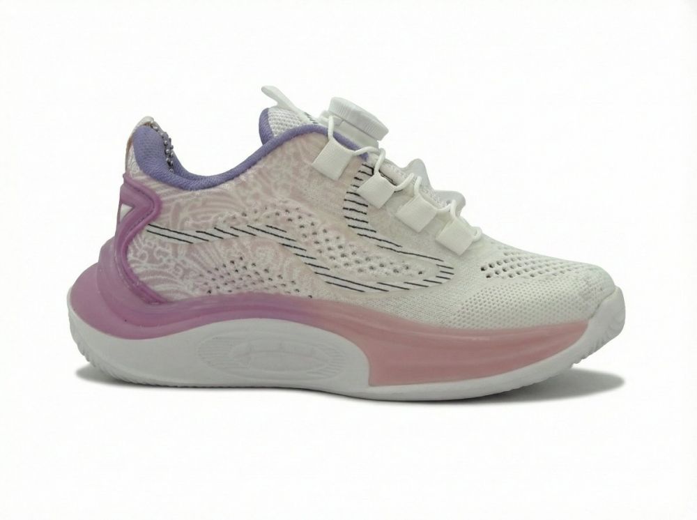 Kids Sport Shoes - Wholesale Quality Sneakers 2 From Turkey Alesiyo Filet Sports White Pink