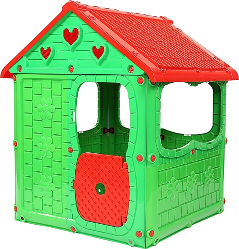 Delightful Kids Plastic Playhouse – Vibrant Indoor &Amp; Outdoor Children'S Toy Cottage From Turkey simsek yesil z